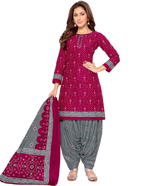 Traditional Function Wear Readymade Suit Collection Purple Pure Cotton Pant Straight Front View